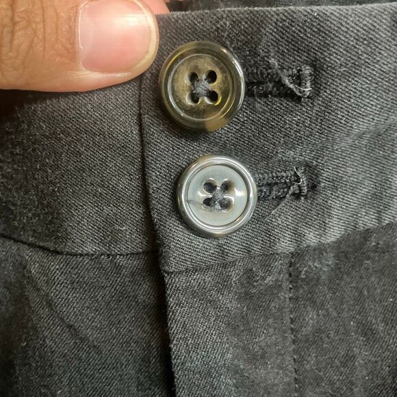 624. Anthropologie “The essential crop flare” black size 8 - Picture 8 of 9